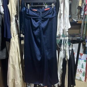 Scotch and Soda Honolulu Club navy blue long skirt. Size small.